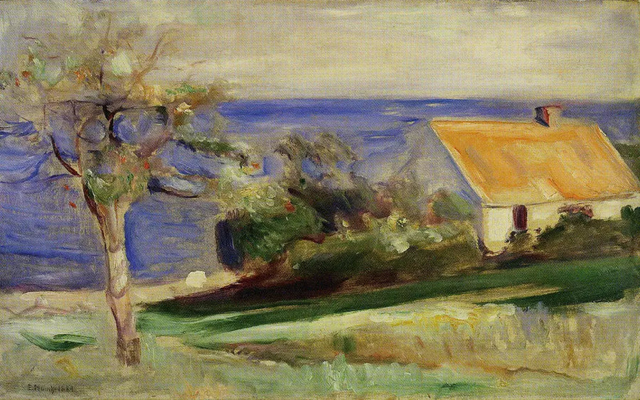 Mortens Dammes hus nära Åsgardstrand - Edvard Munch