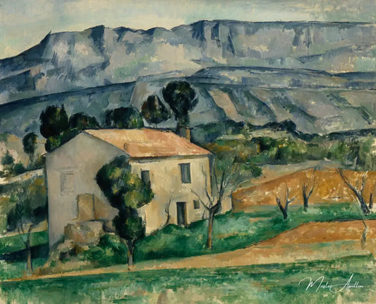 Maison en Provence - Paul Cézanne - Reproductions de tableaux et peintures haut de gamme