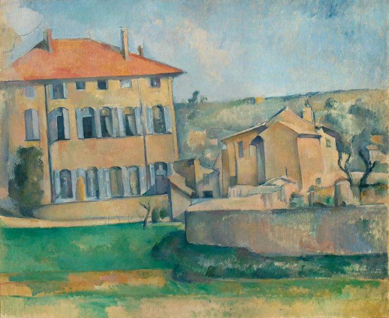 Maison och gård Jas de Bouffan - Paul Cézanne