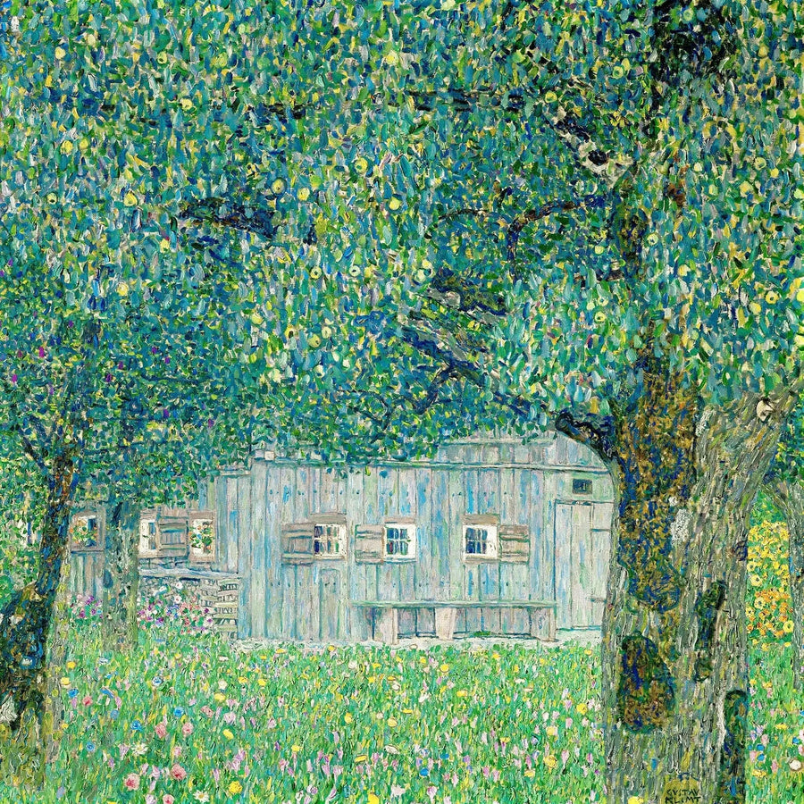 Bondgård i Övre Österrike - Gustav Klimt