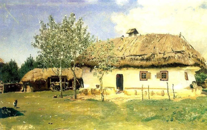 Ukrainsk bondgårdsstuga - Ilya Repin