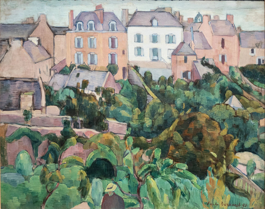 Hus i Pont-Aven - Émile Bernard