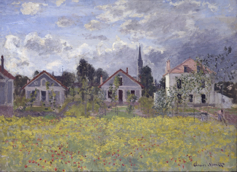 Hus i Argenteuil W277 - Claude Monet
