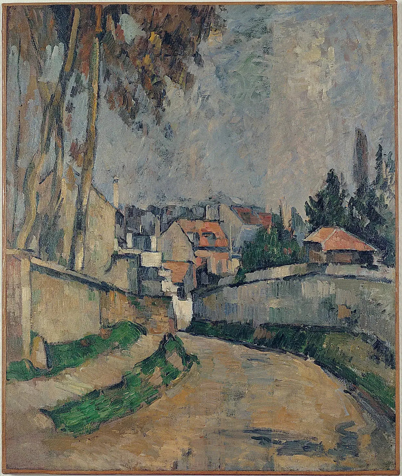 Hus vid en väg II - Paul Cézanne