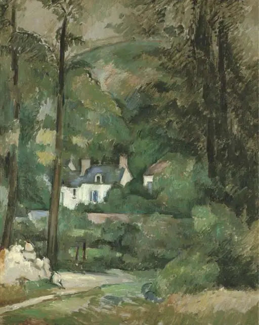 Hus vid kålåkern i Pontoise - Paul Cézanne
