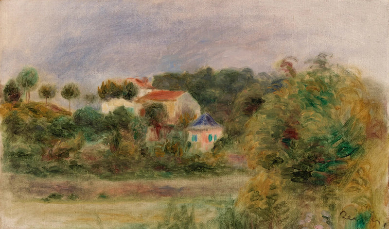 Hus i en park - Pierre-Auguste Renoir