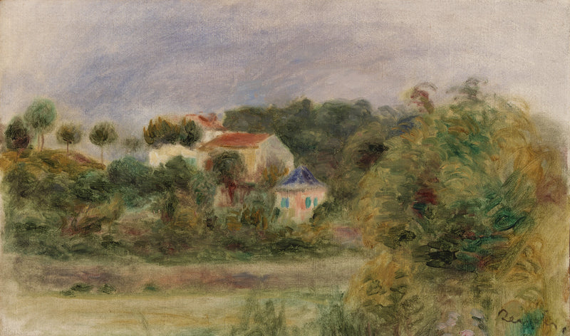 Hus i en park - Pierre-Auguste Renoir