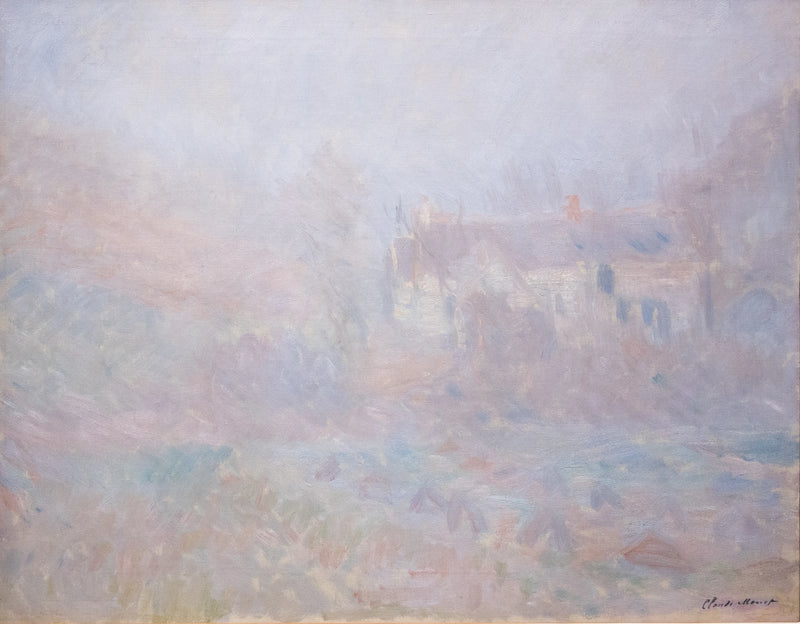 Hus i Falaise, dimma W977 - Claude Monet