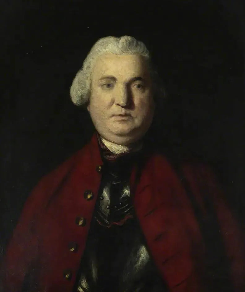 Generalmajor Stringer Lawrence (1697–1775), överbefälhavare för Ostindiska kompaniet (1752–1754 och 1761–1766) - Joshua Reynolds