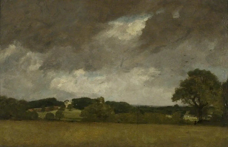 Malvern Hall sett från sydväst - John Constable