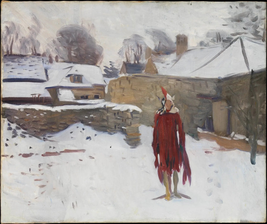 Mannequin i snön - John Singer Sargent