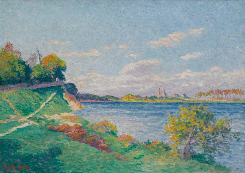 Mantes, Seine-stranden - Maximilien Luce