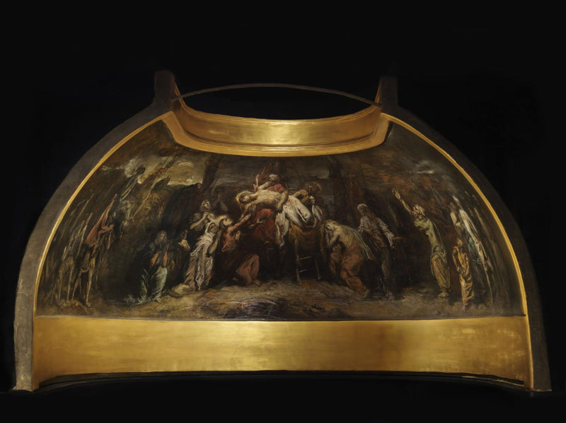 Modell av kyrkans Saint-Philippe du Roule:s halvcirkel: 
