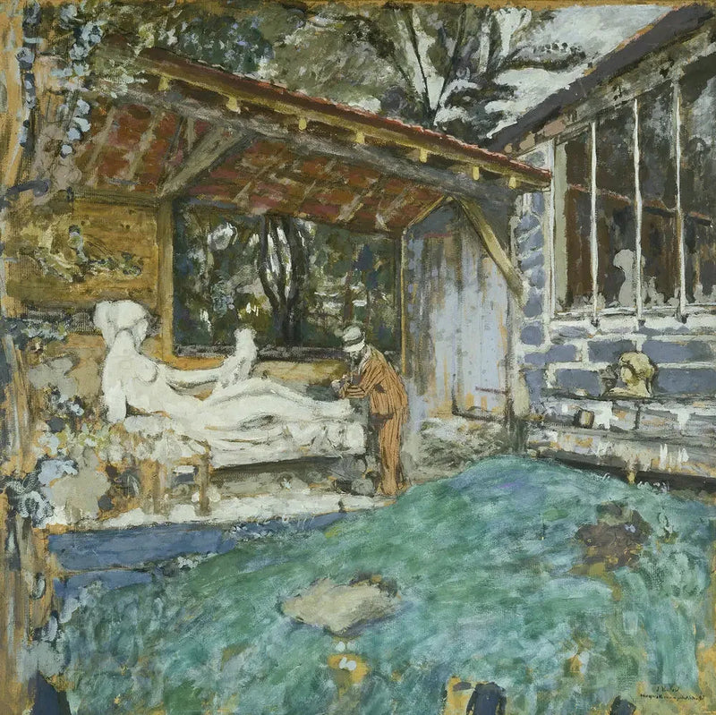 Modell för ett porträtt av Maillol - Édouard Vuillard