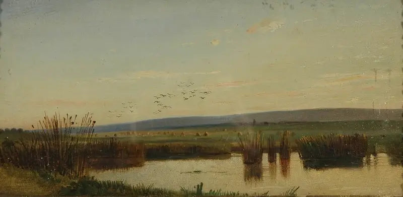 Marais vid solnedgången - Ivan Chichkine