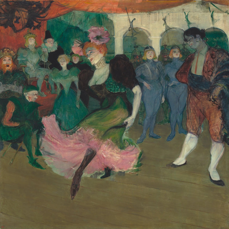 Marcelle Lender dansar Boléro i Chilpéric - Henri de Toulouse-Lautrec