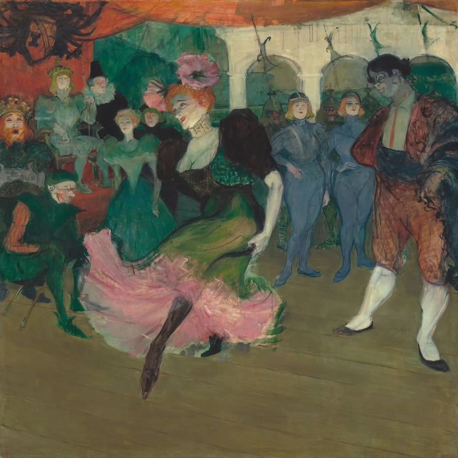 Marcelle Lender dansar Boléro i Chilpéric - Henri de Toulouse-Lautrec