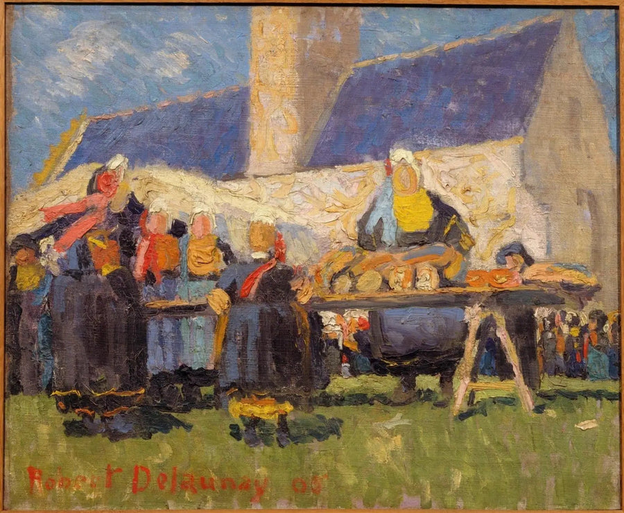 Bretonmarknad - Robert Delaunay