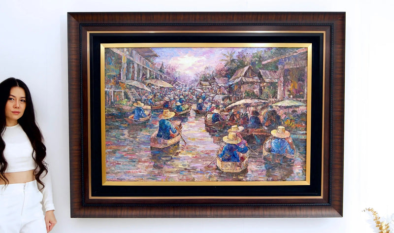Flytande marknad   | 145 x 105 cm