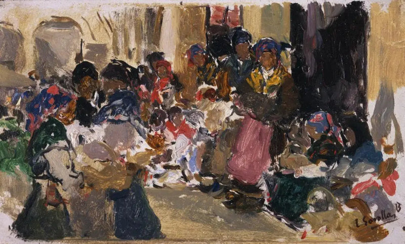 Marknad, León (Arkad) - Joaquín Sorolla
