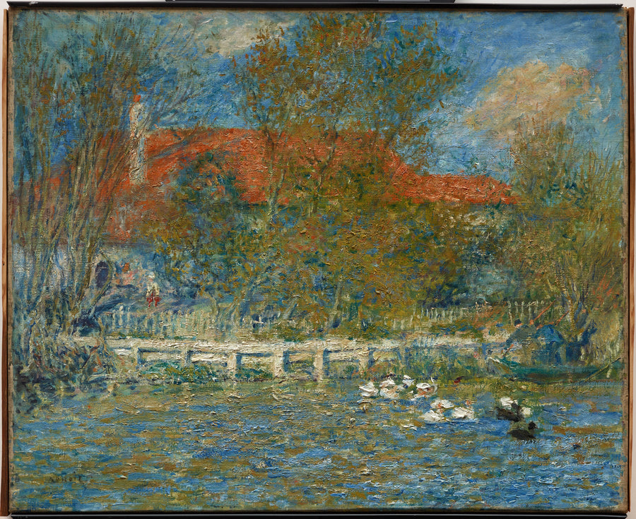 Dammen med ankor - Pierre-Auguste Renoir