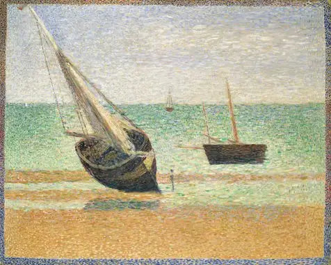 Lågvatten vid Grandcamp - Georges Seurat