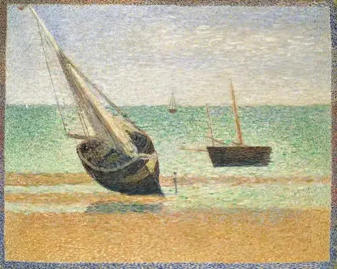 Lågvatten vid Grandcamp - Georges Seurat