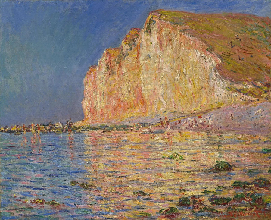 Lågvatten vid Petites-Dalles - Claude Monet
