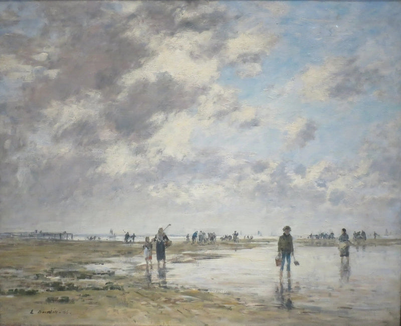 Lågvatten, Berck - Eugène Boudin