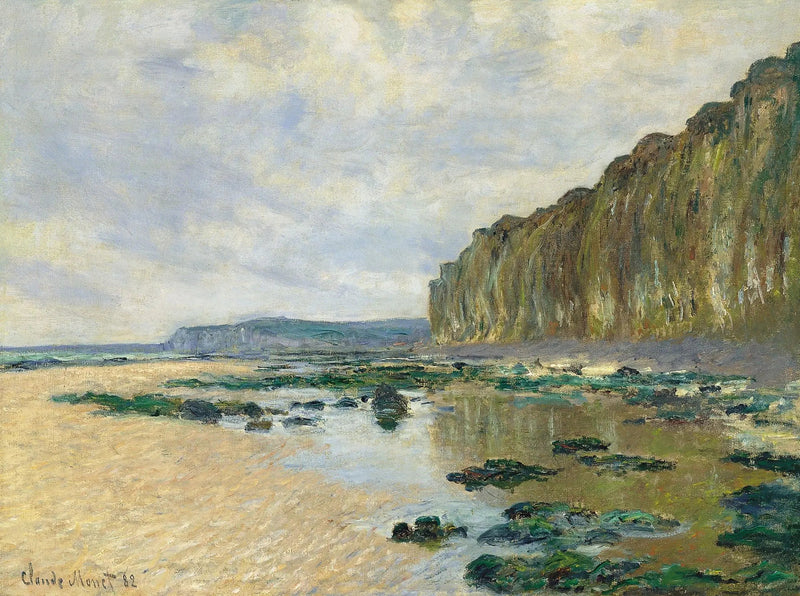 Lågvatten framför Varengeville - Claude Monet