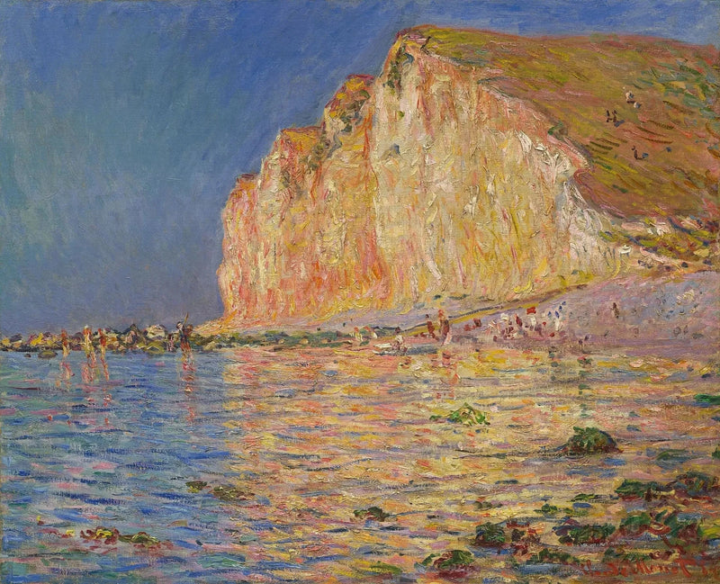 Lågvatten i Petites-Dalles W905 - Claude Monet
