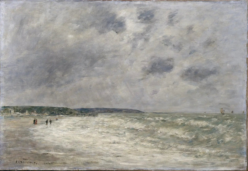 Flodvåg i Deauville - Eugène Boudin