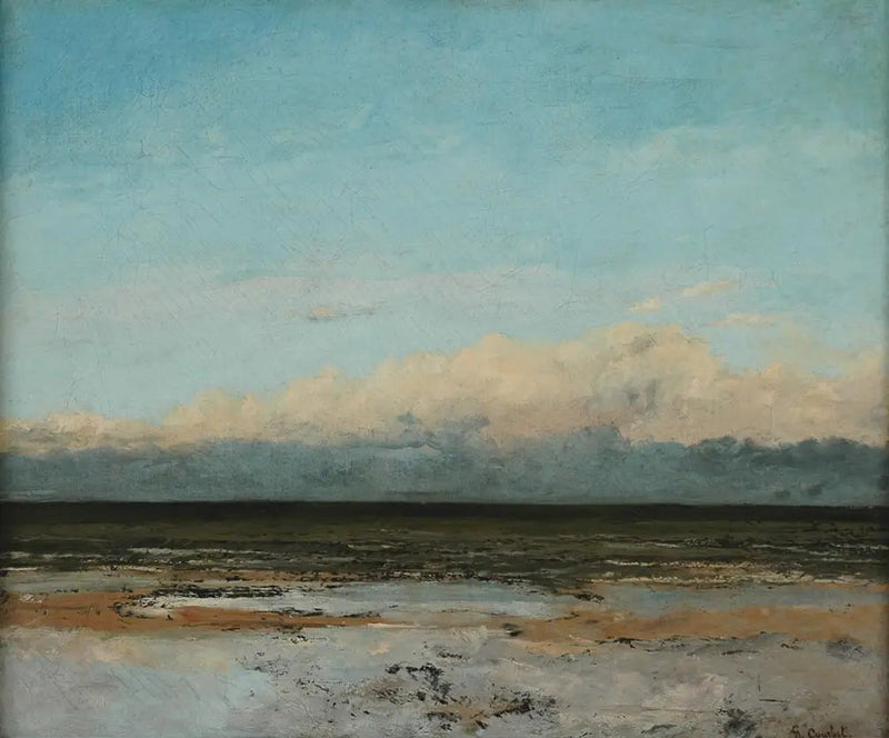 Våg som stiger - Gustave Courbet
