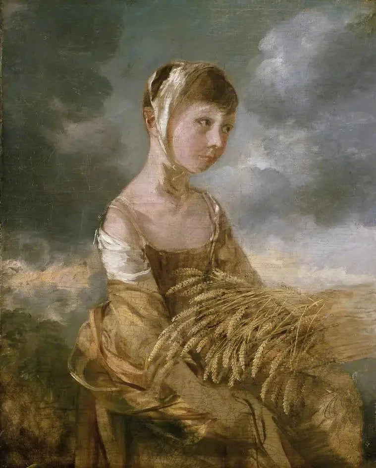 Margaret Gainsborough som ler - Thomas Gainsborough