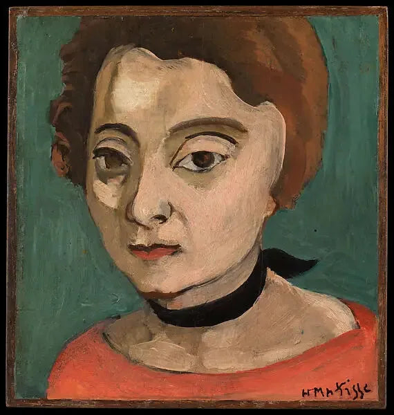 Marguerite med svart sammetband - Henri Matisse