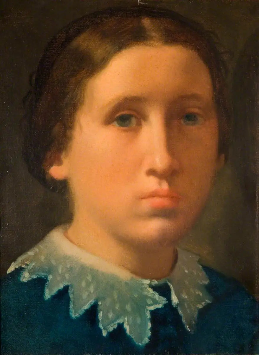 Marguerite, konstnärens syster - Edgar Degas
