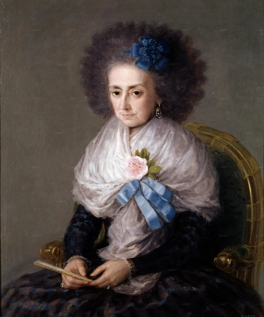 María Antonia Gonzaga, änka markis av Villafranca - Francisco de Goya
