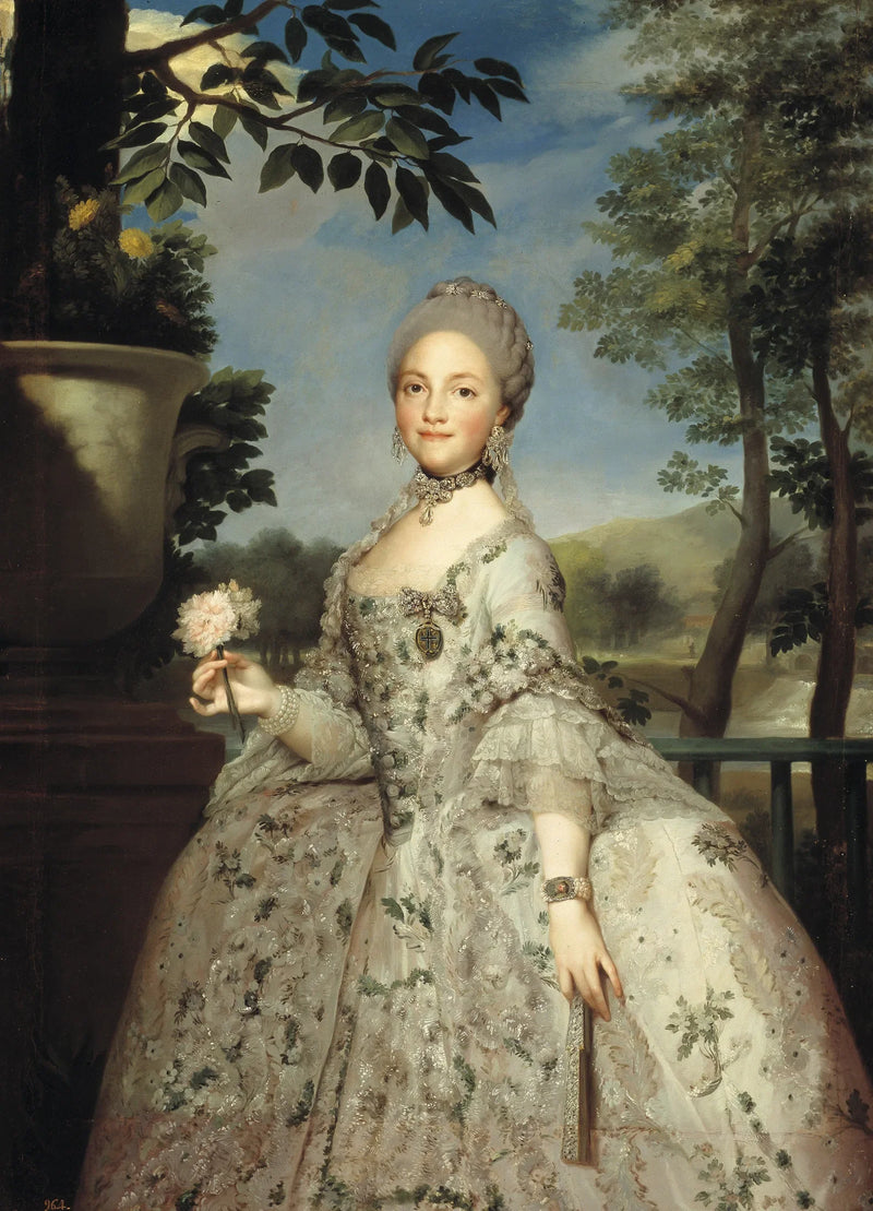 María Luisa de Parme, prinsessa av Asturien - Anton Raphael Mengs