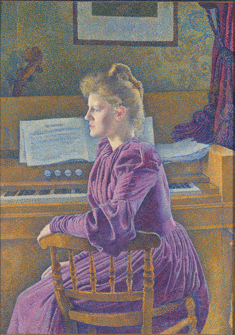 Maria Sèthe, den blivande fru Henry Van de Velde - Théo van Rysselberghe