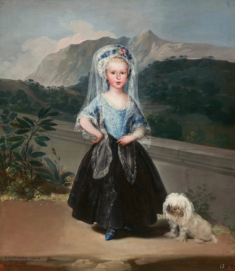 María Teresa av Bourbon och Vallabriga, senare Grevinna av Chinchón - Francisco de Goya