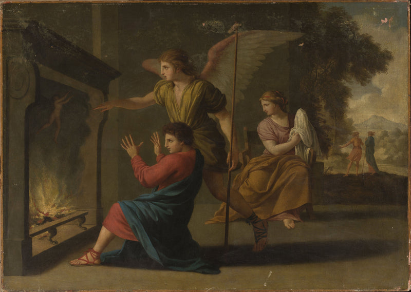 Tobias och Sarahs bröllop - Eustache Le Sueur
