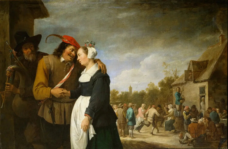 Bondgårdsbröllop - David Teniers den yngre
