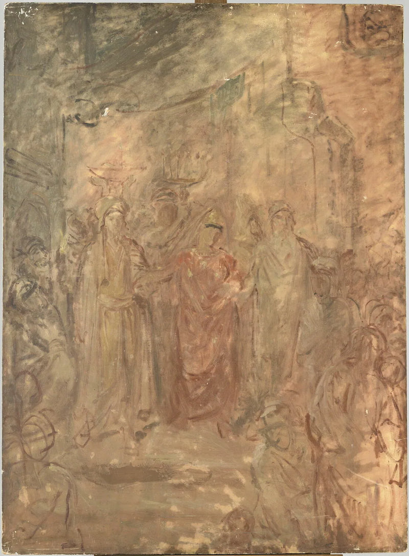 Judiskt bröllop i Constantine - Théodore Chassériau