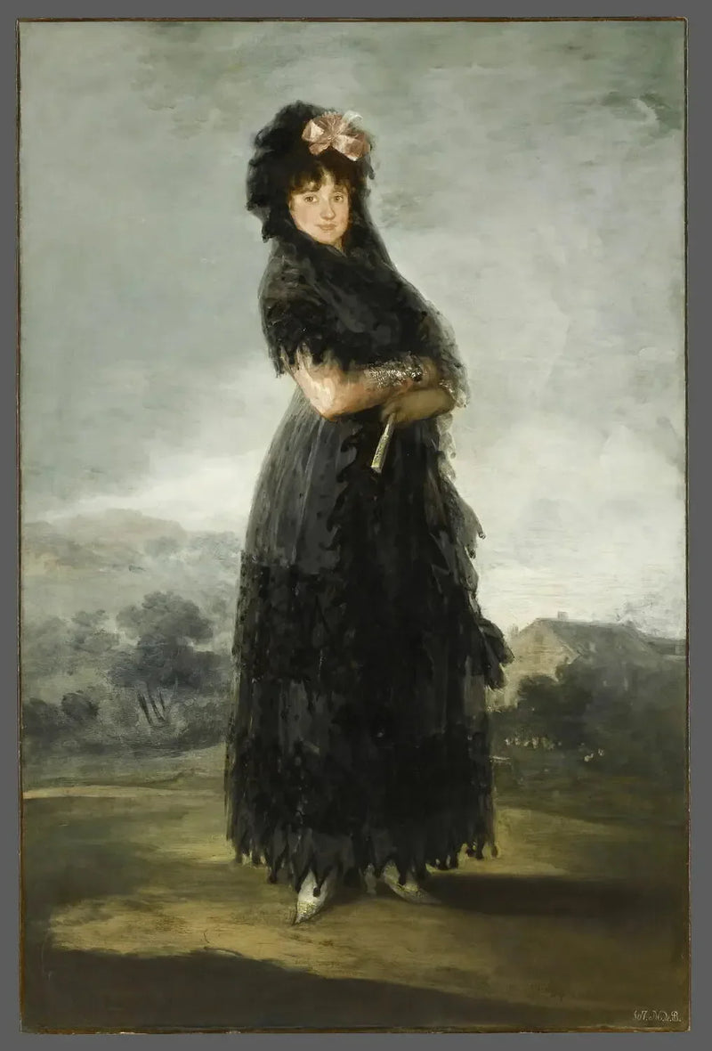 Mariana Waldstein, markisinnan av Santa Cruz - Francisco de Goya