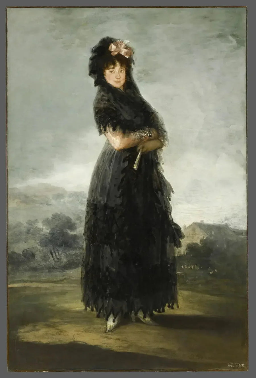 Mariana Waldstein, markisinnan av Santa Cruz - Francisco de Goya