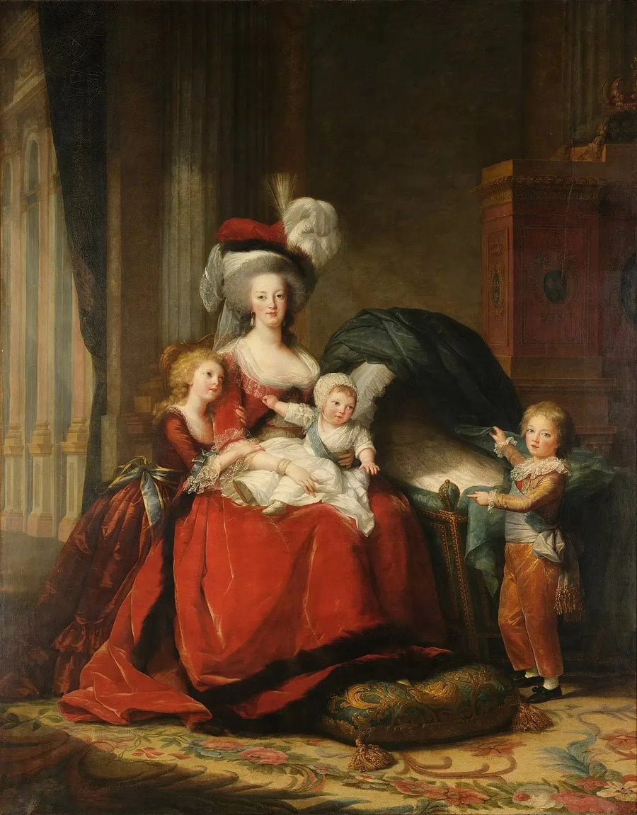 Marie-Antoinette de Lorraine-Habsbourg, Frankrikes drottning och hennes barn - Élisabeth Vigée Le Brun