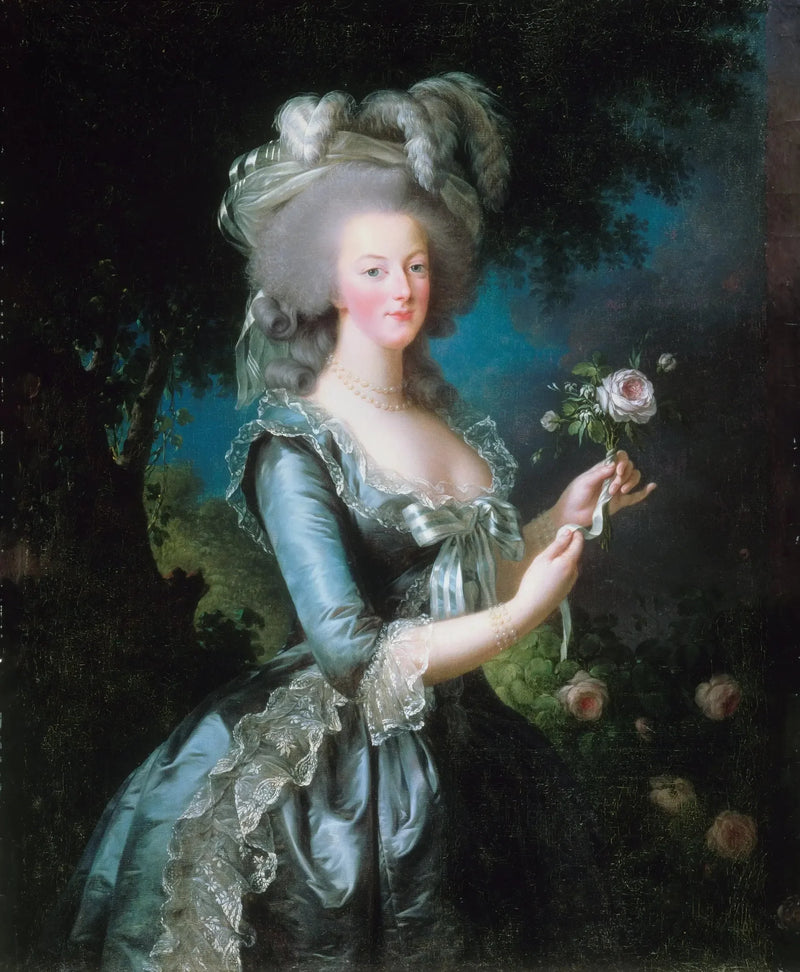 Marie-Antoinette kallad « à la Rose » - Élisabeth Vigée Le Brun