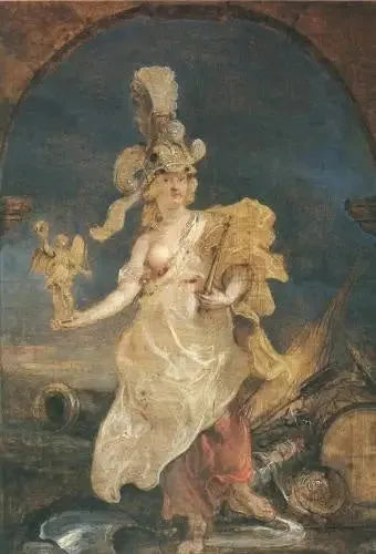 Marie de Médicis i rollen som Bellona - Peter Paul Rubens
