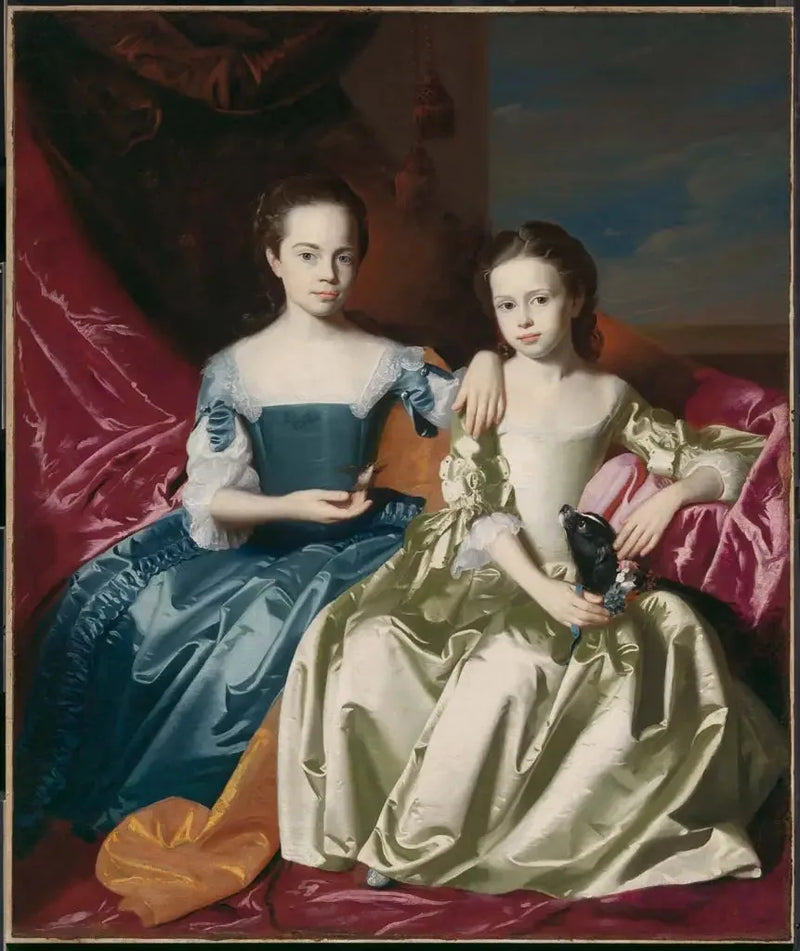 Marie och Élisabeth Royall - John Singleton Copley