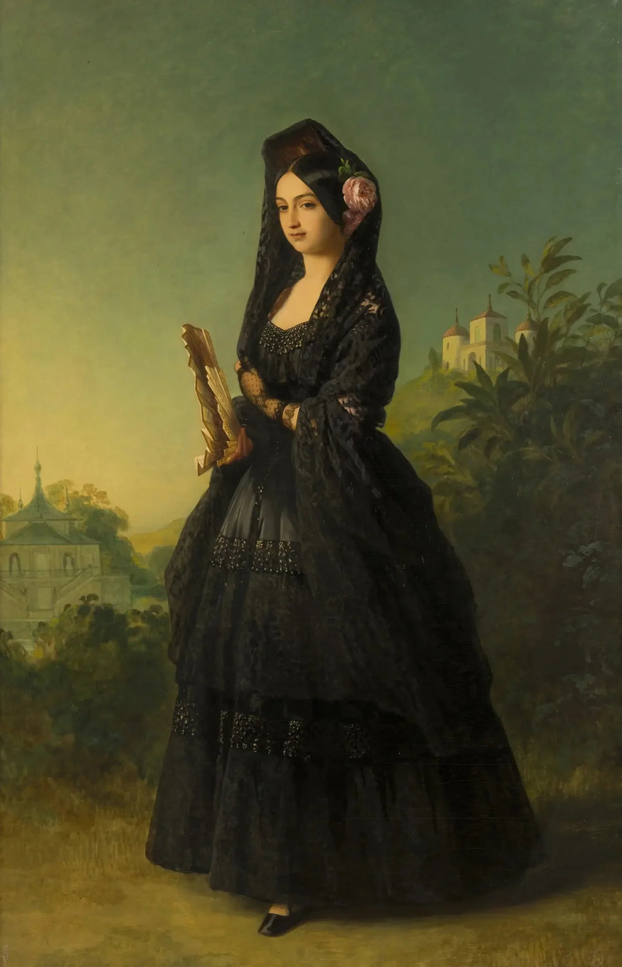 Marie-Louise-Ferdinande de Bourbon, hertiginna av Montpensier (1846-1897) - Franz Xaver Winterhalter